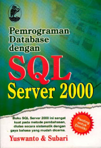 Pemrograman database SQL server 2000